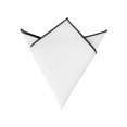 thumbnail image 1 of INSPIRE CHIC Men's Pocket Square Cotton Handkerchiefs for Suits Jacket Black One Size, 1 of 4