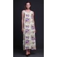thumbnail image 2 of Bimba Robe Longue pour Femmes en Rayonne à Imprimé Floral Chic Bohème d'Été Maxi de Plage - Très Petit, 2 of 4