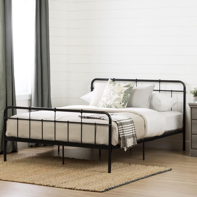 Meubles South Shore, collection Versa, Lit plateforme complet en métal