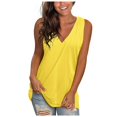 thumbnail image 1 of Birdeem Hauts Sans Manches Décontractés pour Femmes, Unis, à Col en V, Dégradé, Amples, Style Camisole, 1 of 1