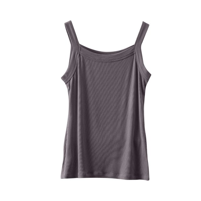 Birdeem Débardeurs Femmes Été Grande Mode Décontractée Couleur Unie Col Rond Débardeur