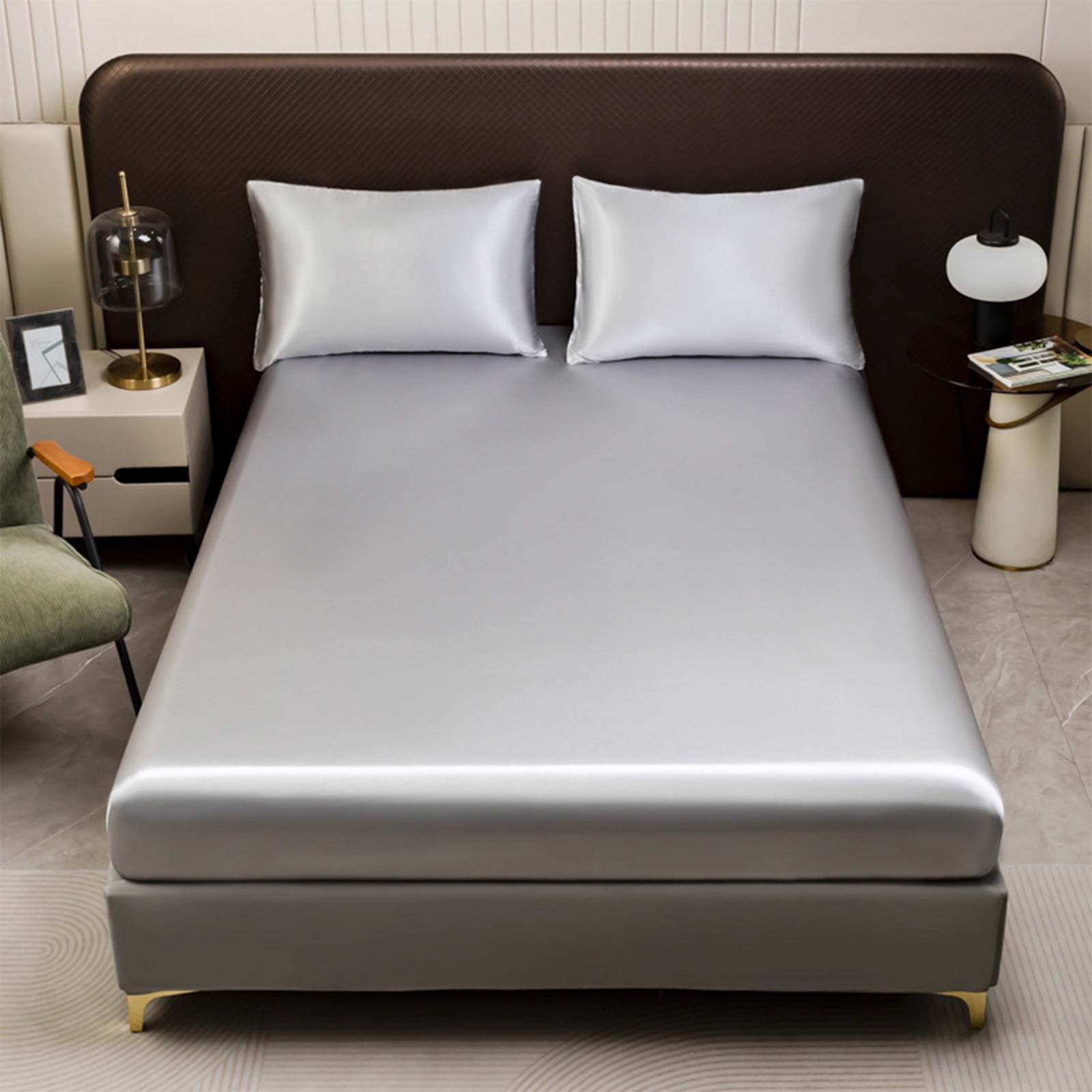 Fitted Sheet Mattress Cover Piece Non Slip Fixed Bed Cover Full Cover Mattress Protector Bed Cover