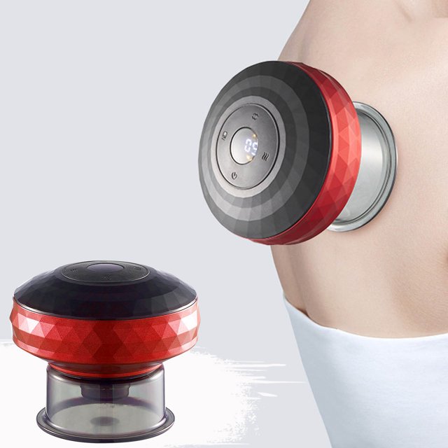 EGNMCR Electric Cupping With Red Vibration Rechargeable Cupping Device Electric scraping device