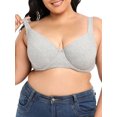 thumbnail image 1 of eccomum Women Plus Size Bra Full Coverage Soft Cups with Underwire, 1 of 7