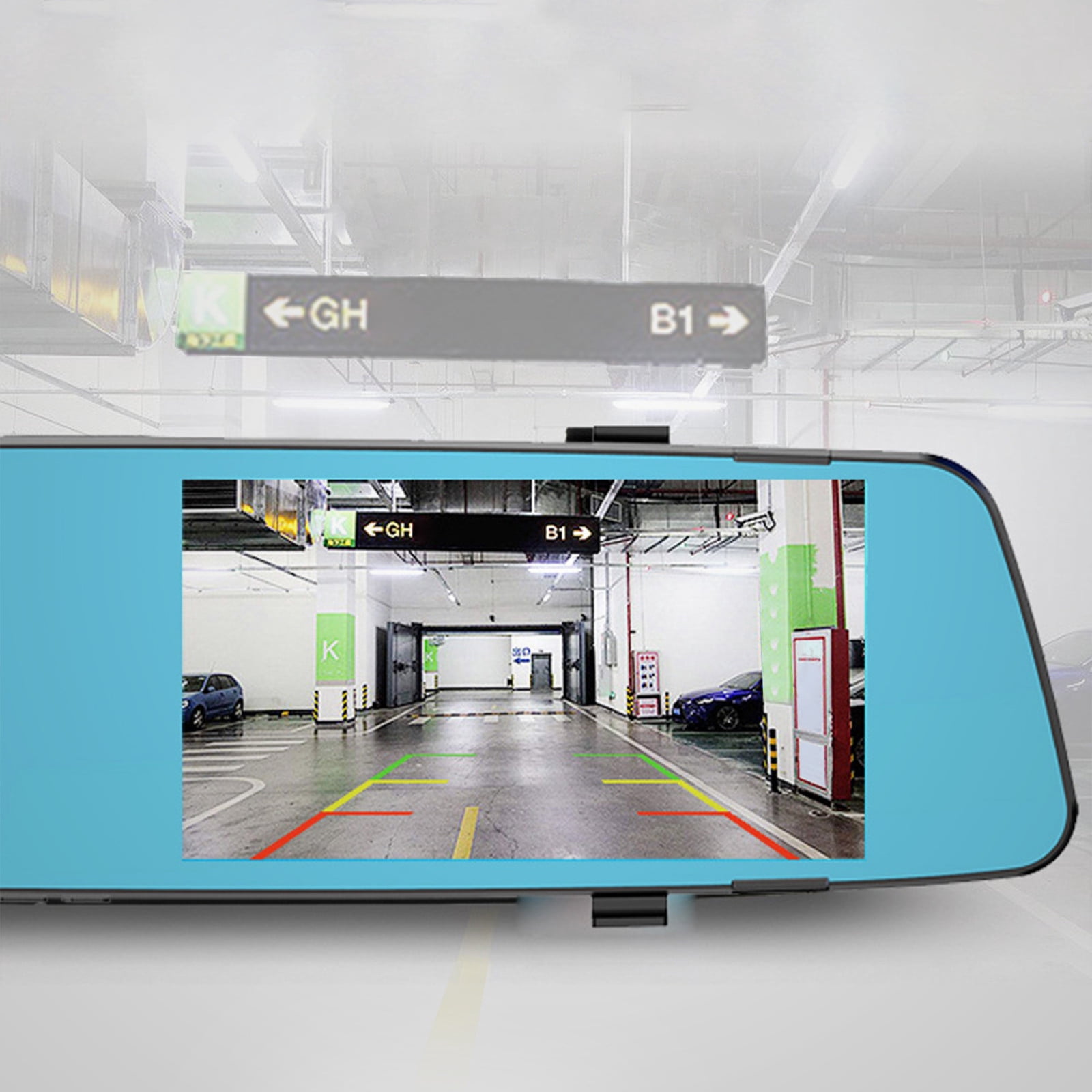 EGNMCR Vehicle Camera New 4.5-inch Rearview Mirror Dash Cam High-definition 1080P Front And Rear Lens Reverse Images, Intelligent Core For More Stability Dash cam