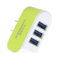thumbnail image 4 of crativent Wall Charger 3 Port Universal Lightweight Compact USB Power Adapter Phone Charging Cell Cameras MP3 Gift Mobile Green 5Set, 4 of 6
