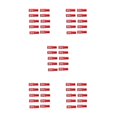 thumbnail image 3 of Thinsony 10 Pcs Bicycle Cable End Caps Professional Wear-resistant Universal Shifting Shifting Red 5Set, 3 of 6