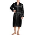 thumbnail image 1 of LSLJS Mens Robe Winter Loose Fallow Couples Bathrobe Long Nightgown Nightgown, Robes Gifts for Men, 1 of 5