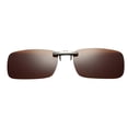 thumbnail image 3 of Lot de 2 Lunettes de Soleil à Lentille Polarisée 400 à Pince Relevable en Verre pour Conduite, 3 of 8
