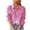 Pink, variant on Meichang Cropped Denim Jacket for Women Solid Color Basic Long Sleeve Jean Jacket Coat Fall Casual Button Down Trucker Coat with Chest Pockets Pink XXL