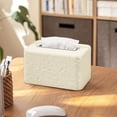 thumbnail image 3 of Ohufall Tissue Cover Box With Tissue Cell Phone Facial Paper Organizer, boxes of tissues, tissue paper box, For Kitchen Bathroom Vanity Countertops Bedroom Dressers And Tables Gift, 3 of 6