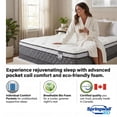 thumbnail image 3 of Springwall CHELSEA 9" Medium Plush Euro Top Pocket Coil Mattress in a box, 3 of 11