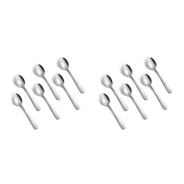 12 Pieces of Espresso Spoon, 4.7 Inch Stainless Steel Mini Coffee Spoon Dessert Spoon