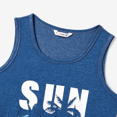 thumbnail image 3 of PatPat Family Matching Sets Blue Tank Top or Flowy A-Line Tank Dress with Pockets, 3 of 4