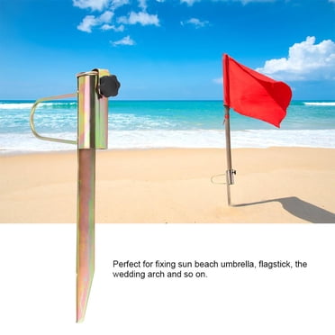 Sonew 1 Pce Support de Parasol en Fer pour Soleil, Plage et Pêche, Sable, Parasol, Arche, Jardin, Plein Air, Voyage, Support de Parasol de Plage, Ancre pour Parasol