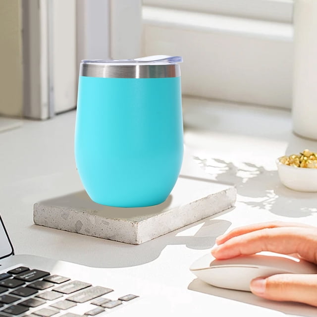 Birdeem Gobelet Isotherme en Acier Inoxydable 12Oz – Conception Compacte en Forme de U, Scellé sous Vide pour Bière, Café et Boissons Froides