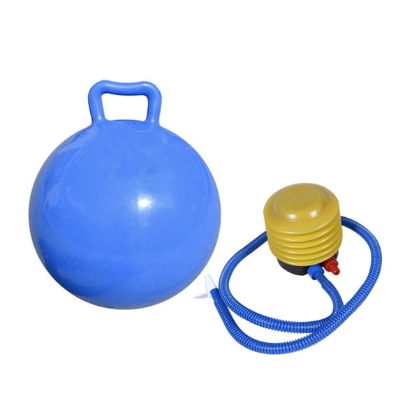 HLONK 2PCS Children Kids Inflatable Bounce Jumping Hopper Hop Ball(Sky-blue)