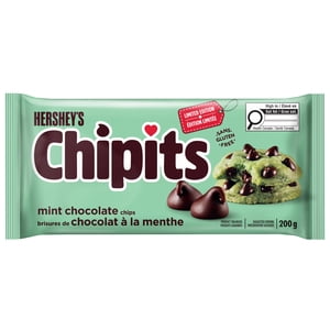 HERSHEY'S CHIPITS Mint Chocolate Chips, 200g