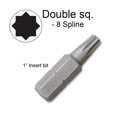 thumbnail image 1 of Best Way Tools 86642 Embout de Tournevis Double Carré de 0,25 Po, 1 of 4