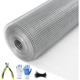 thumbnail image 2 of EastVita Hardware Cloth Chicken Wire Fence, Galvanized Steel Mesh Roll, Silver, 2 of 7