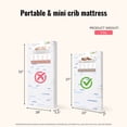 thumbnail image 4 of Dream On Me Rest EZ 2 in 1 Portable Crib Mattress, 4 of 8