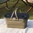 thumbnail image 3 of Folding Picnic Insulated Clear Kitchen Storage Containers Laundry Room Storage Containers Large Glass Storage Containers Cold Cuts Storage Containers for Fridge Vacuum Containers for Food Storage, 3 of 3