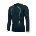 thumbnail image 1 of Wangsaura Men Sports Shirt, Long Sleeve Elastic Quick Drying Tops, 1 of 9