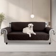 thumbnail image 3 of Housse de Sofa Réversible Lavable à la Machine, Housse de Canapé Résistante à l'Eau, Housse Antidérapante Protectrice pour Meubles pour Chiens, Enfants, Animaux, 3 of 8