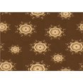 thumbnail image 1 of Ahgly Company Tapis Rectangulaire Lavable en Machine Rouge Nuit, 6 Pieds x 9 Pieds, 1 of 7