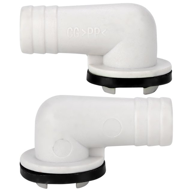Air Conditioner Drain, Air Conditioner Drain Outlet Connector Drain Outlet Connector, ABS Material 1.9x1x1.1Inch For Air Conditioner Draining Wastewater