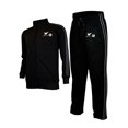 thumbnail image 1 of X-2 Mens Athletic Full Zip Fleece Tracksuit Jogging Sweatsuit Activewear, 1 of 2