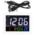 thumbnail image 1 of Dekaim Réveil, LCD Digital Alarm Clock Student Grand écran d'affichage de la température de l'heure, 1 of 14