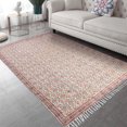 thumbnail image 3 of Casavani Handmade Cotton Entrance Area Rug, Red 2.6x4 Ft, 3 of 6