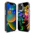 thumbnail image 3 of MUNDAZE Apple iPhone 11 Pro Max Étui de Protection Hybride Transparente Antichoc Arc-en-Ciel Néon Tigre, 3 of 6