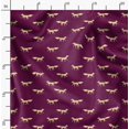 thumbnail image 2 of Soimoi Rayon Fabric Fox Animal Print Sewing Fabric Yard 56 Inch Wide, 2 of 6