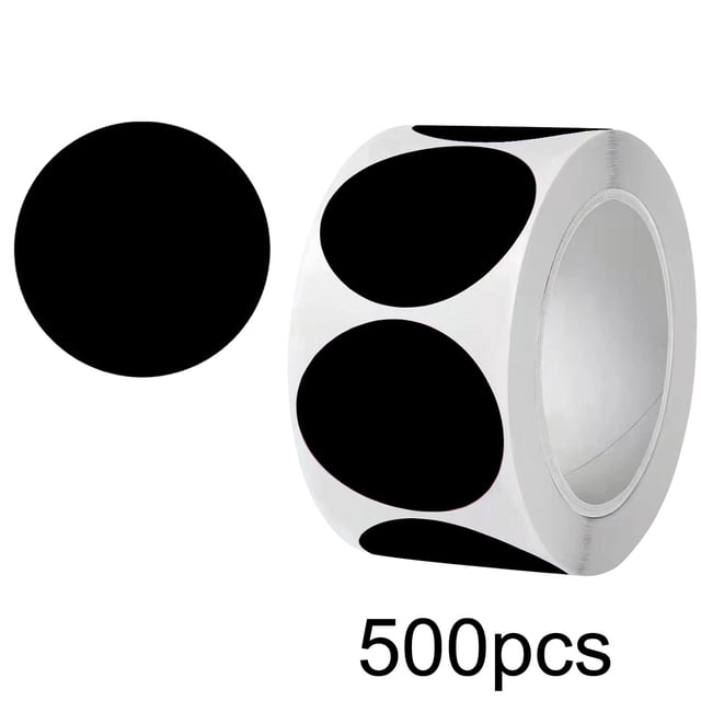 Uuiauoio 500Pcs Colored Dot Stickers, 1" Label Sticker Round Coding Labels Circle Dots Labels Circle Stickers for Office,Classroom,Family