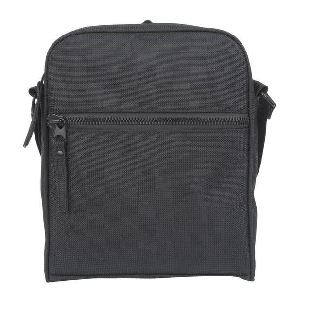R70 Standard Crossbody compact polyester crossbody bag with top-open zipper for quick access, front zipper pocket for organized small items and an adjustable shoulder strap for commuting and errands. Streamlined everyday carry often used as a compact travel pouch for phone and cards.