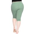 thumbnail image 3 of Stretch Is Comfort Women's Plus Size Knee Length Leggings| Adult X-Large - 7x, 3 of 5
