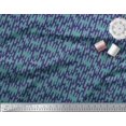 thumbnail image 2 of Soimoi Blue Poly Georgette Fabric Liquid Drip Abstract Print Fabric by the Yard 42 Inch Wide, 2 of 3