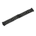 thumbnail image 4 of Bracelet de Montre en Acier Inoxydable de 20 Mm à Double Bouton Réglable Bracelet Intelligent pour Huawei Watch Fit 2 Noir, 4 of 14