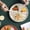 Beige-As shows, variant on Dividing Tableware Set, Partitioned Plates with Spoon, Fork & Chopsticks, Kitchen Utensils Set for Family Meals, Space-Saving, Microwave Safe, Home & Kitchen Organization