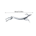 thumbnail image 3 of Binwennn Funny Sausage Dog Deer Chopsticks Rack Household Tableware Rack Chopsticks Spoon Rack Table Beautiful Decorative Kitchen Utensils Place Mates for 4 Natural Table Runner Place Mats Indoor, 3 of 7