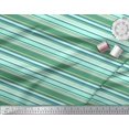 thumbnail image 3 of Soimoi Poly Georgette Fabric Horizontal Stripe Printed Fabric 1 Yard 42 Inch Wide, 3 of 5