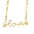thumbnail image 1 of Gold LOVE Charm Bikini Belly Waist Lower Back Link Body Chain, 1 of 4