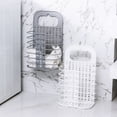 thumbnail image 3 of Amdohai Laundry basket foldable small plastic laundry basket,hanging laundry basket tall laundry basket with handle foldable 2 laundry baskets for storage, 3 of 8
