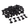 thumbnail image 4 of VONKY 50 Pcs Mignon Nœud en Satin Ruban Appliqué Ornements Noir, 4 of 8