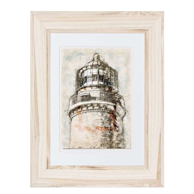 Unbranded Museum Perfection Photo Frame, Blonde Wood Finish, Decorative Frame, 5x7in