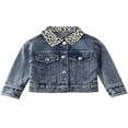 thumbnail image 1 of Manteaux en Jean Bébé Fille Imprimé Léopard Imprimé Léopard Outwear, 1 of 3