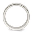thumbnail image 2 of 925 Sterling Silver 6mm Brushed Fancy Size 9 Band Ring, 2 of 4