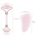 thumbnail image 4 of 2PIC Rouleau de Masseur Facial en Jade Naturel Grattant Guasha Planche Liftant pour le Visage Utilisation Appareils de Beauté, 4 of 5